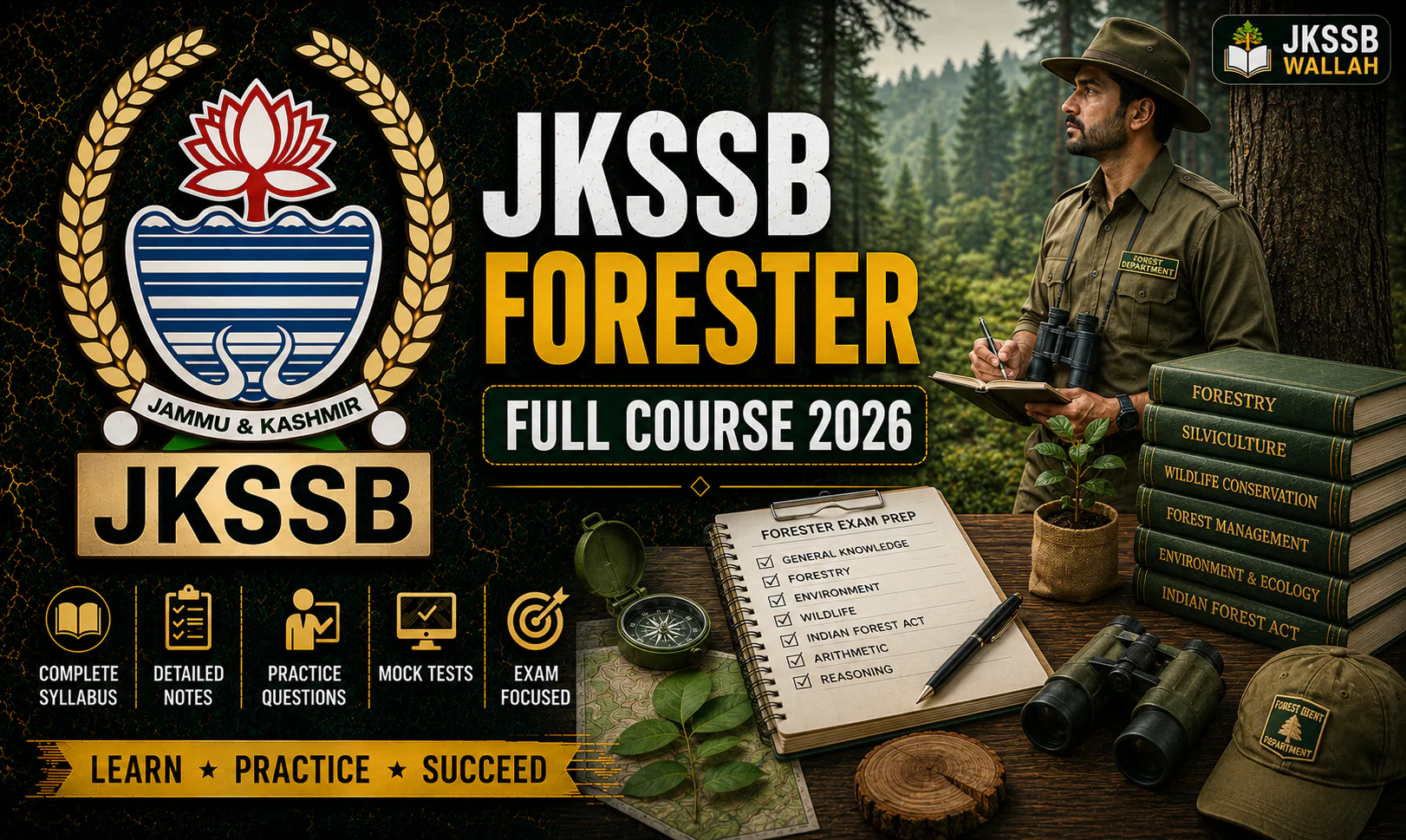 JKSSB Forester Full Course