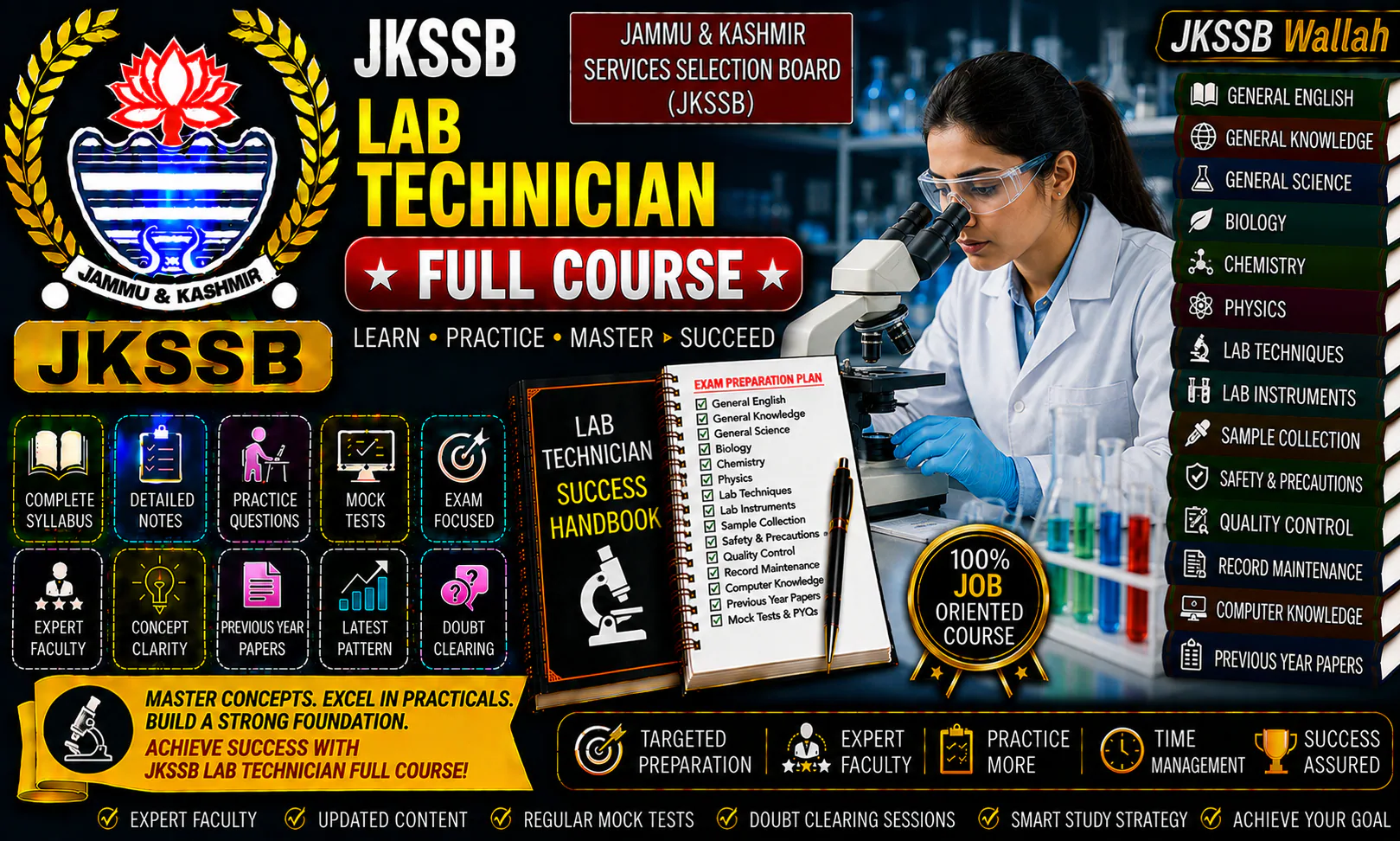 JKSSB Lab Technician Full Course