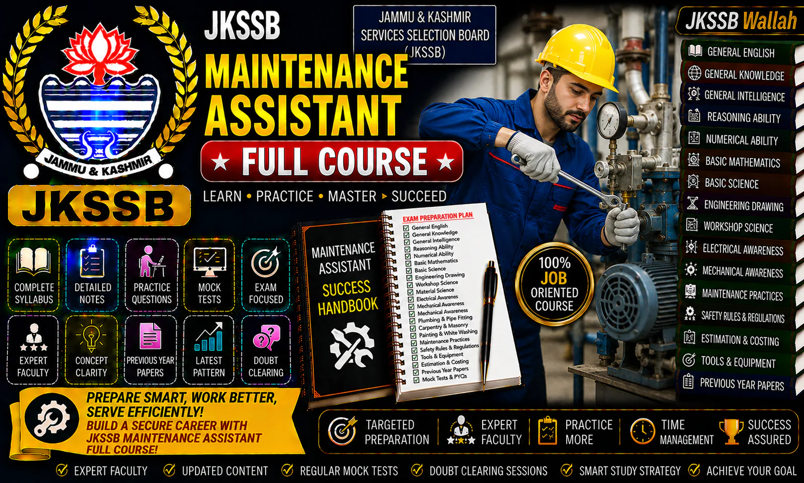 JKSSB Maintenance Assistant Full Course