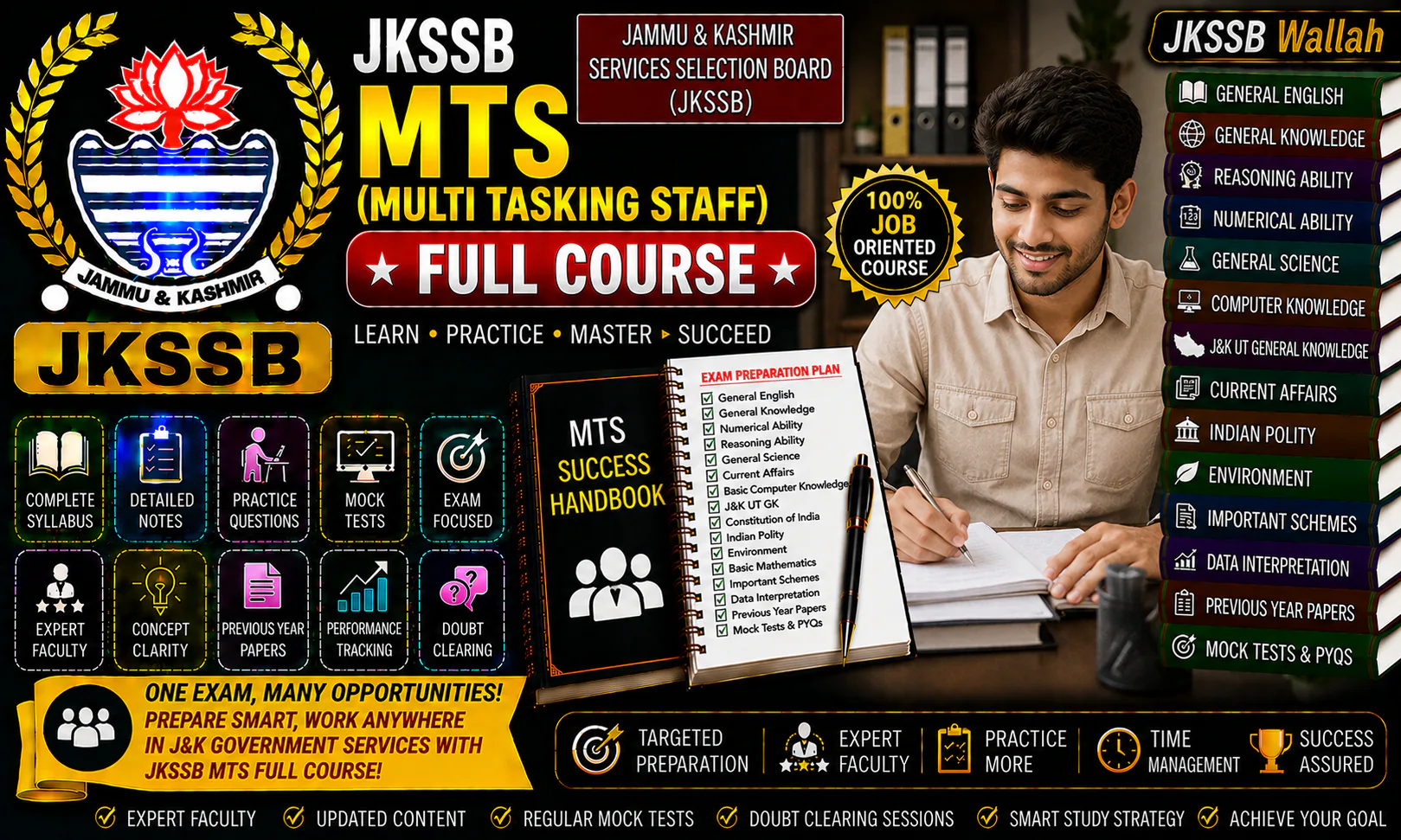 JKSSB MTS (Multi Tasking Staff) Full Course