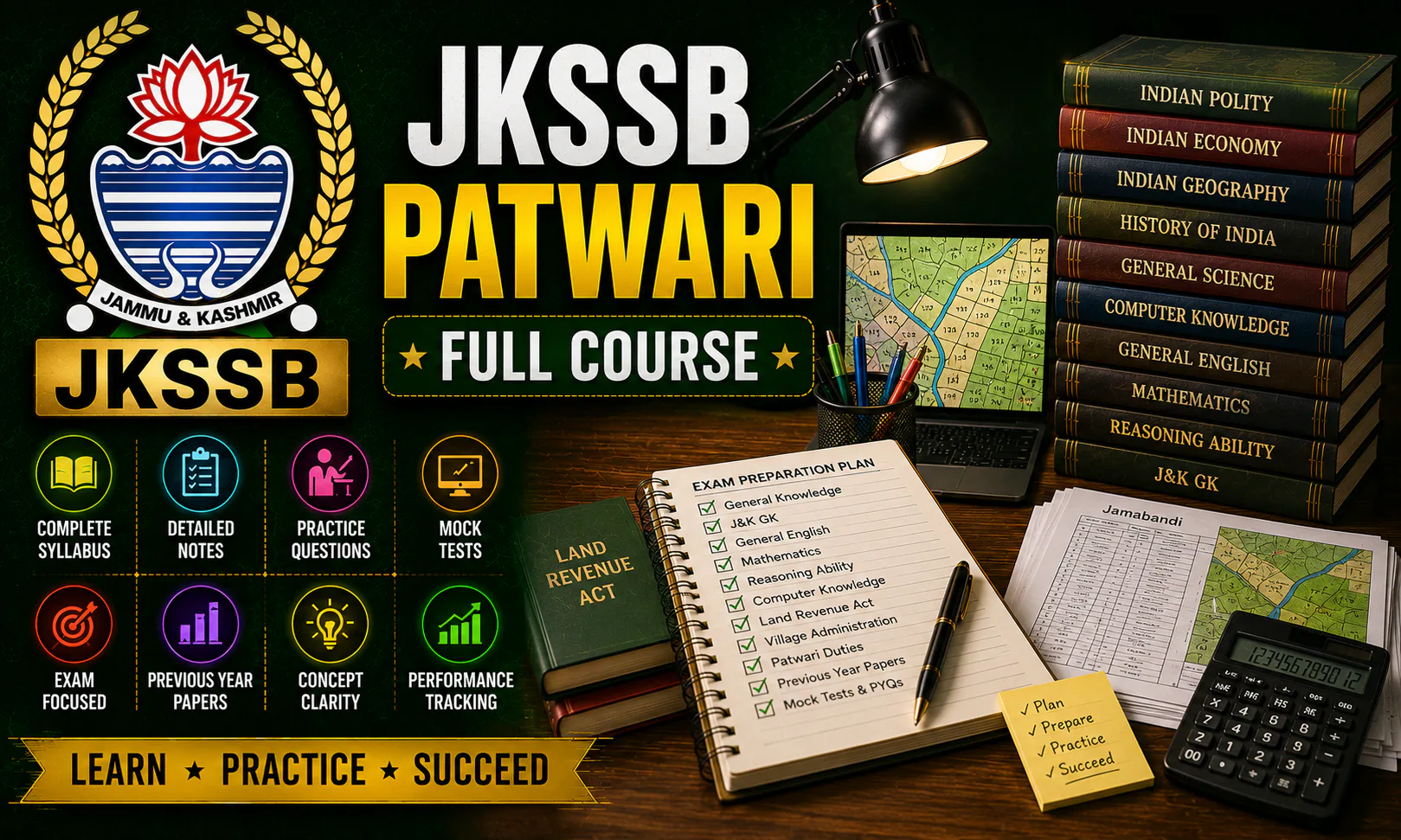 JKSSB Patwari Full Course
