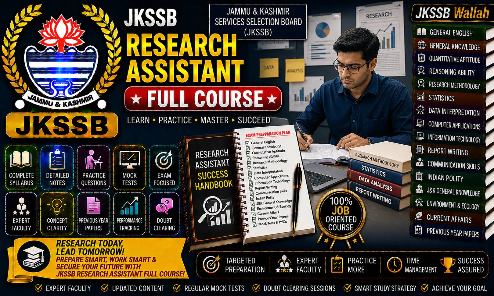 JKSSB Research Assistant Full Course