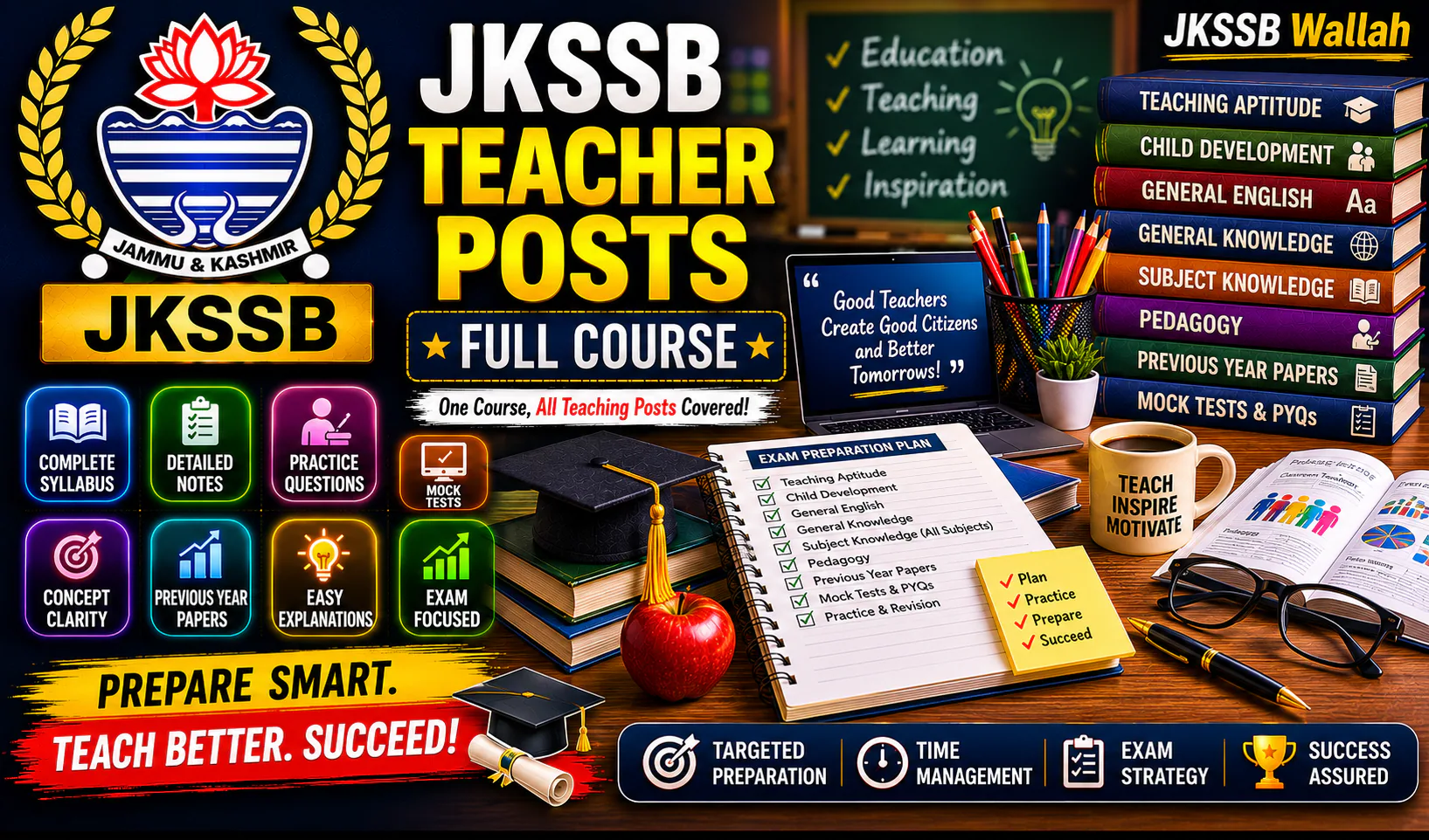 JKSSB Teacher Posts Full Course